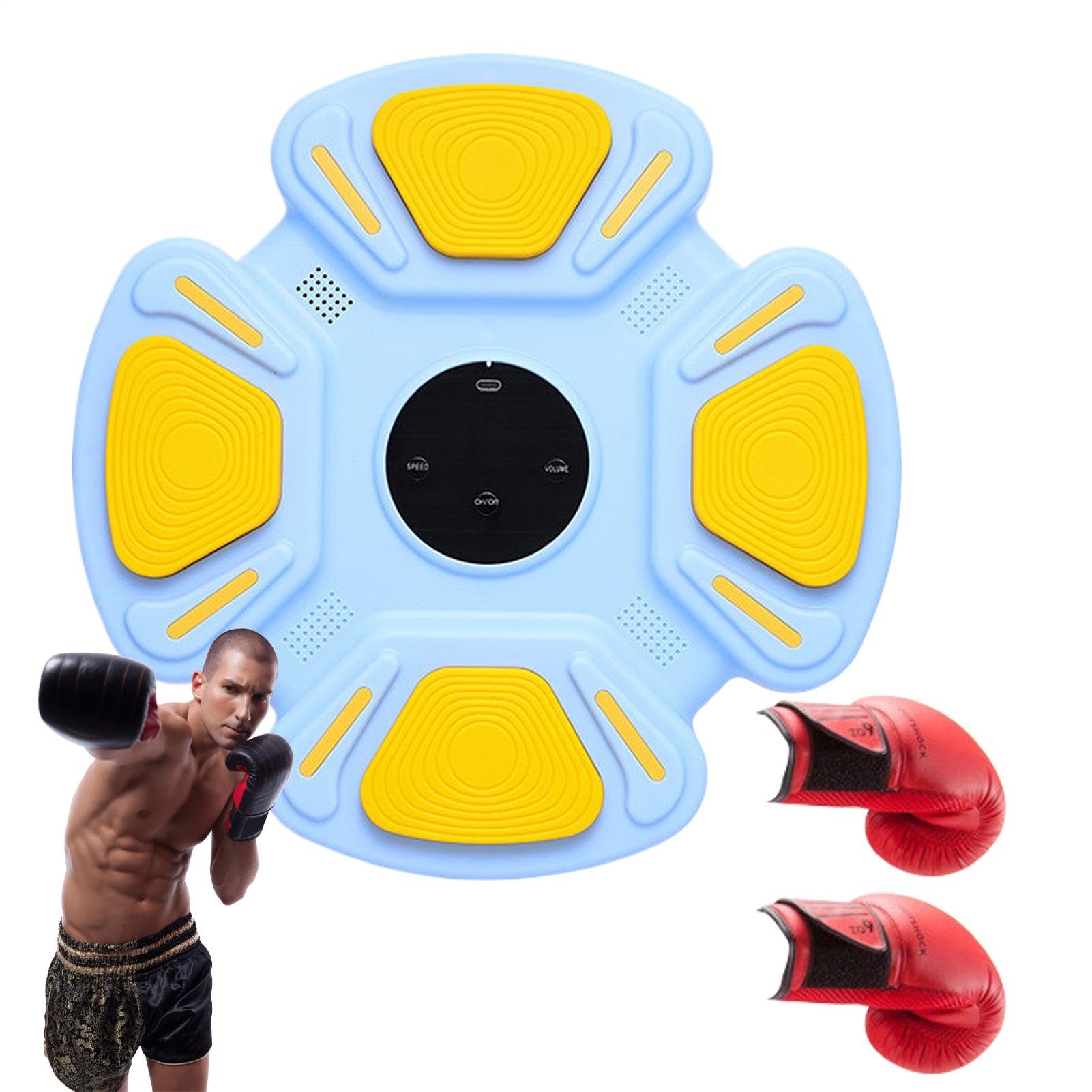 Genérico Muzyczna maszyna do boksu, wykrawarka dla dzieci, maszyna do boksu muzycznego, maszyna do boksu muzycznego dla dorosłych dzieci, inteligentna muzyka boxing maszyna, ściana Box Board