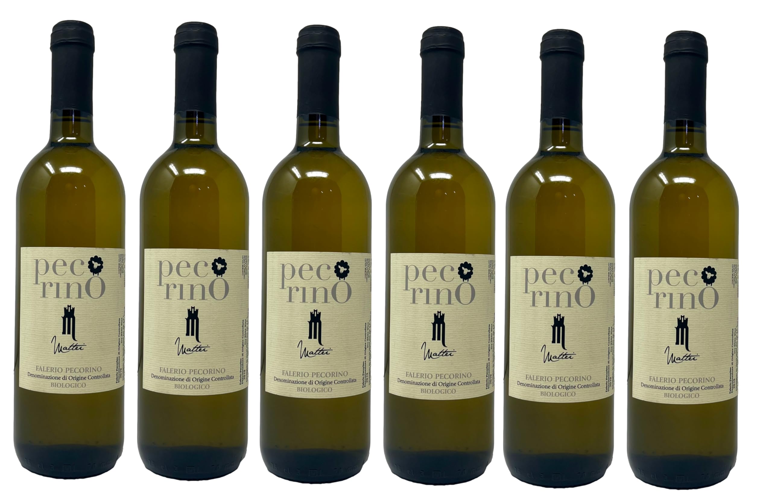 Cassa da 6 bottilgie Falerio Pecorino DOC DOC Biologioco -Mattei- 13% 750ml