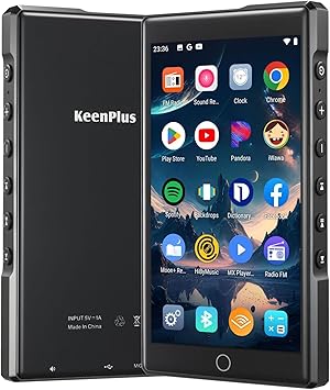 144GB MP3 Player with Bluetooth and WiFi, 4.3" FHD Zinc Alloy Panel Touch Screen, MP4 Players,Music Player with Spotify,Pandora,Amazon Music Black