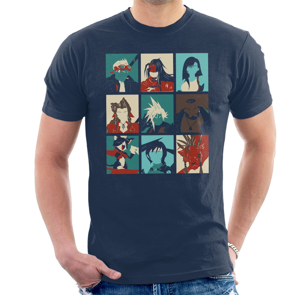 Final Fantasy 7 Pop Art Men's T-Shirt