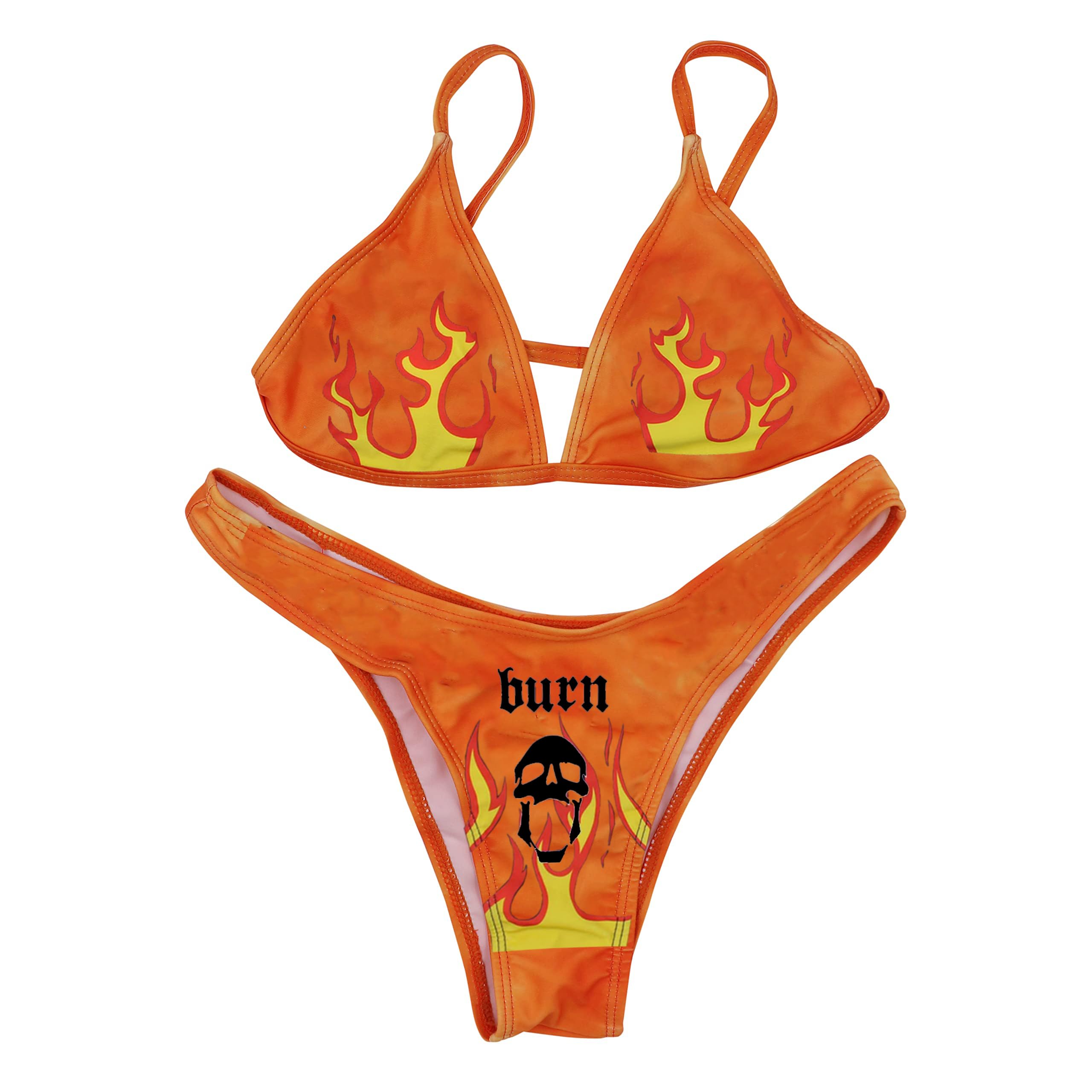 girlfriend Stylish Burn Printed Imported Sexy Super Babydoll Bra Panty Lingerie Womens Snap Crotch Lingerie V Neck Sleepwear Swimwear Honeymoon Wedding Night Halloween Valentine Gift-picture-34