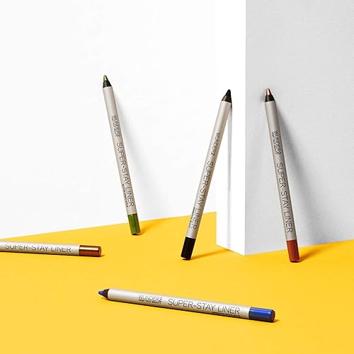Miniatura 5 de Wunder2 SUPERSTAY LINER Lápiz de maquillaje de larga duración, impermeable, delineador de ojos, berenjena brillante, 1 unidad (paquete de 2)