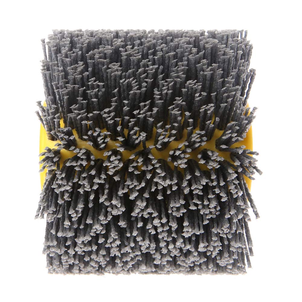 120x100mm Abrasive Wire Drawing Wheel Drum Burnishing Brush for The Surface Treatment of Furniture Wooden Products Polishing 120 Grit : Industrial & Scientific