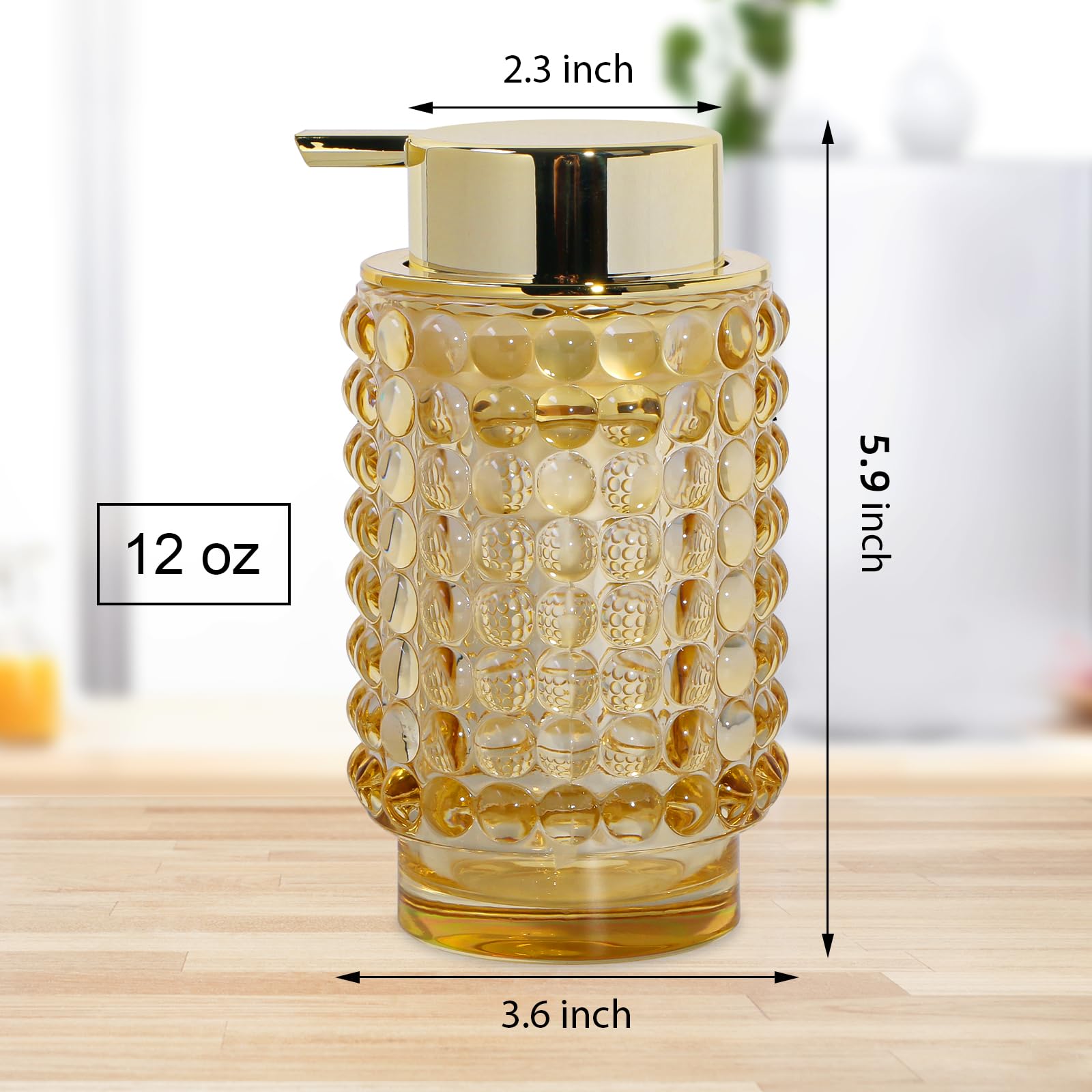 Clara Glass Foaming Soap Dispenser - View #3