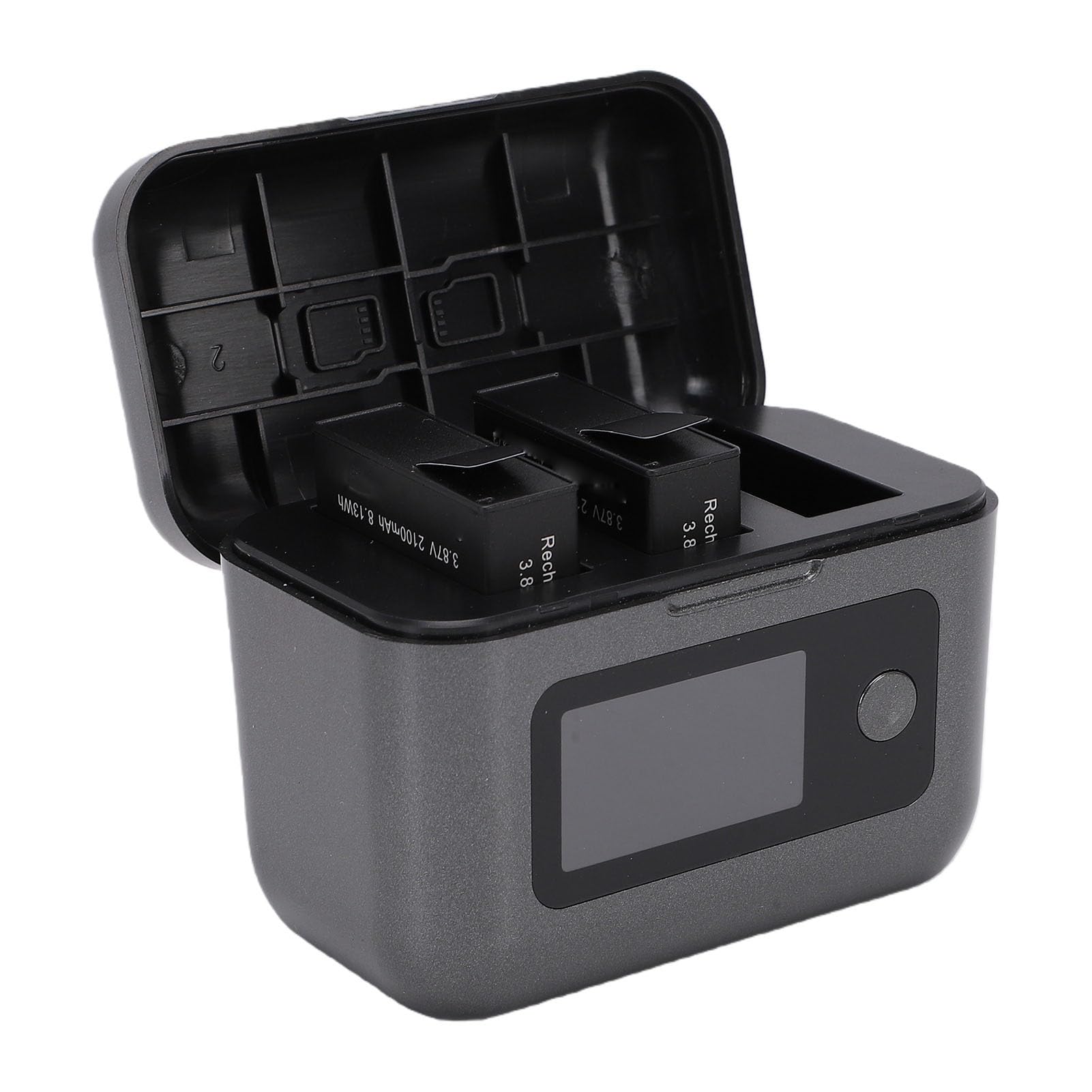 Jectse 3-kanałowy Koncentrator ładowarki z podwójną stacją Przechowywania AkumulatoróW 2100 MAh PD 30 W Szybkie ładowanie do Działania 6 5 Pro 4 3 360