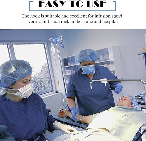 Miniatura 2 de Soporte colgante gancho: Gancho de suspensión de bolsa de goteo de acero inoxidable para hospital casero