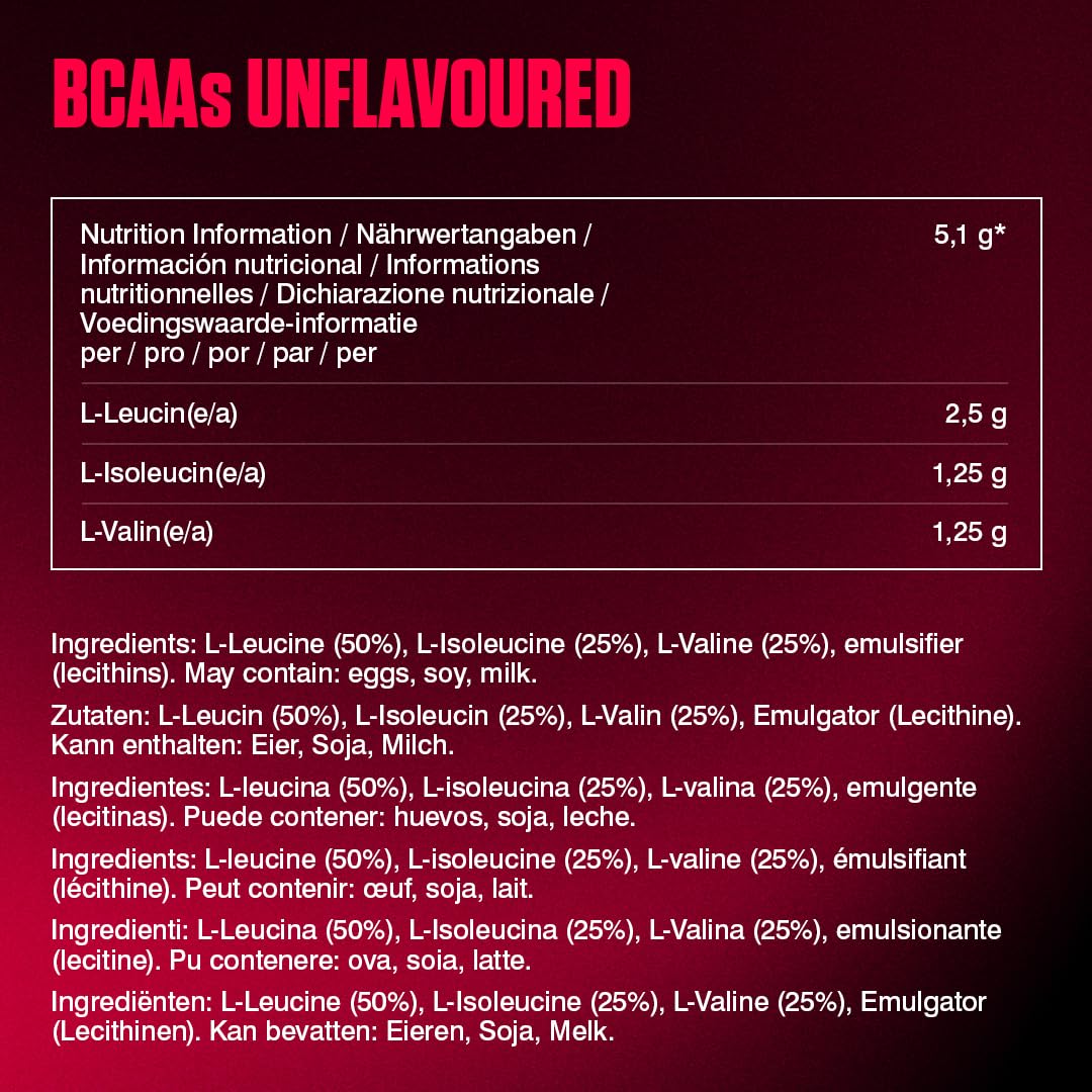 Dymatize BCAA Pulver 300g - Aminoacidi essenziali: leucina, isoleucina, valina