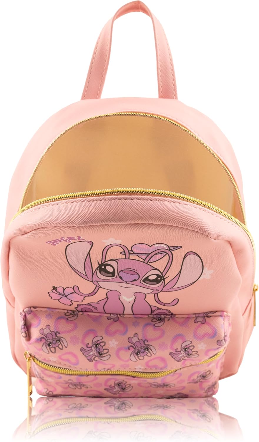 Disney Lilo and Stitch Backpack for Women, Men, Boys, Girls, Unisex | Cute PU Leather 10" Angel Mini Backpack Purse Shoulder Purse | Angel Bag and Accessories - Image 6