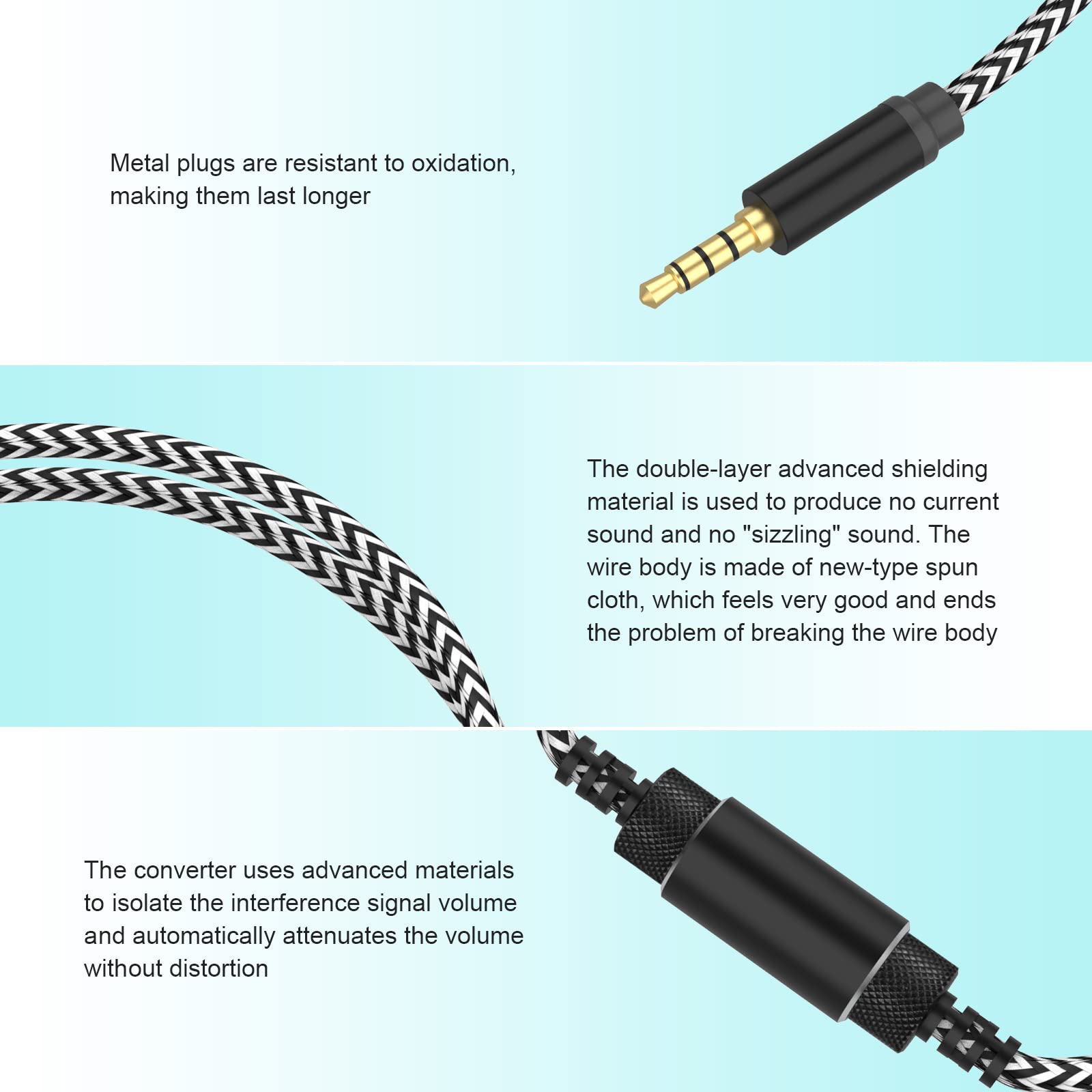 Amazon | Asobilor 3.5mm オーディオ双方向録音ケーブル 携帯電話