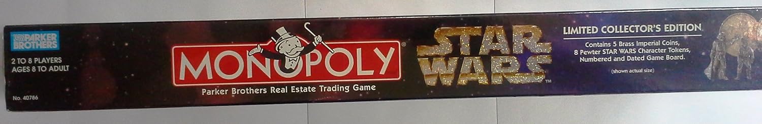 Monopoly 1997 Star Wars Monopoly Limited Collector'S 20Th Anniversary Edition