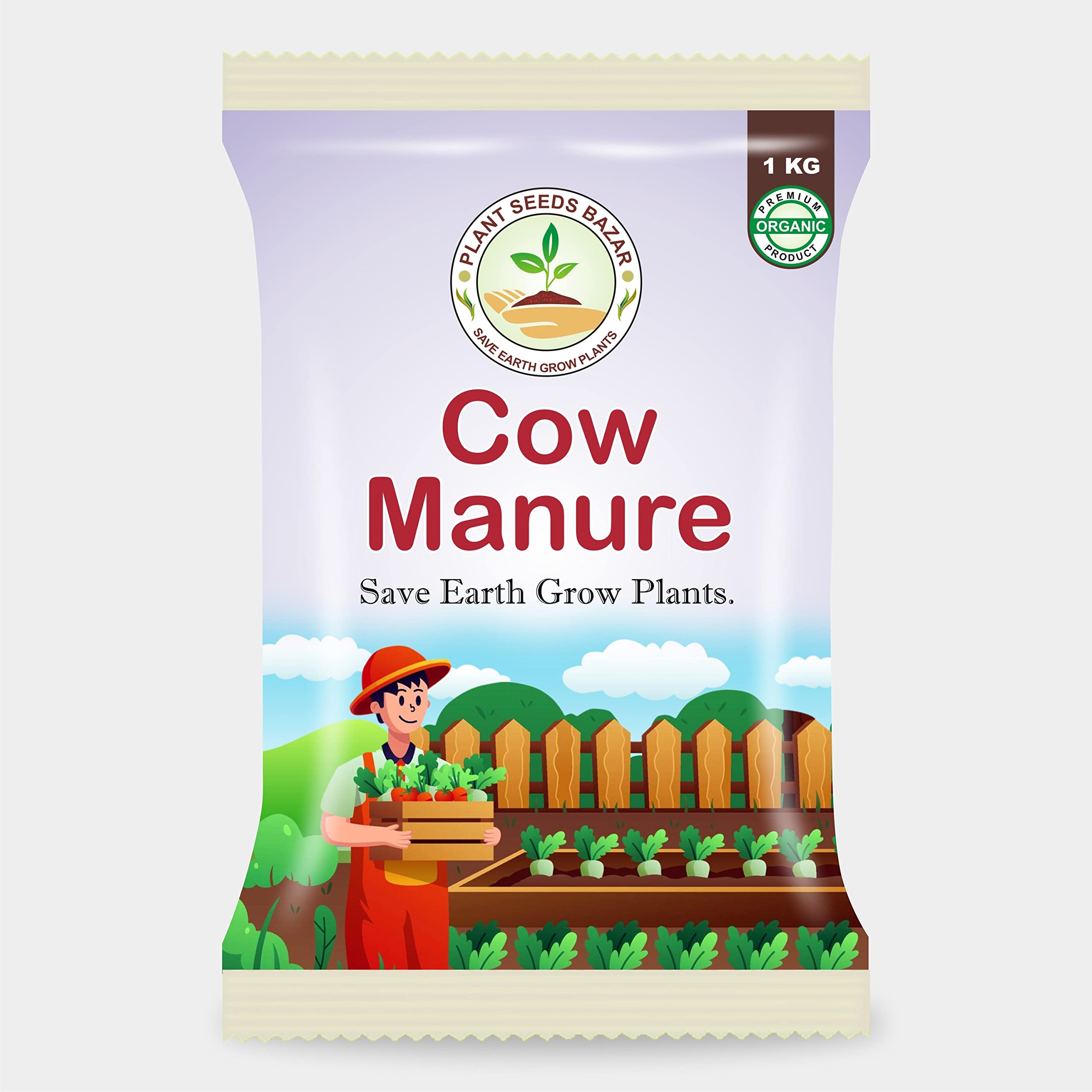 Cow Dung Manure Fertilizer For Plant 1kg (B0BRVM2X5G) Amazon Price History, Amazon Price Tracker
