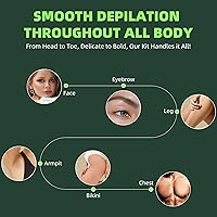 Vista 4 de Kit de depilación digital Bundle 1lb Aloe Hard Wax Beads para depilación en casa