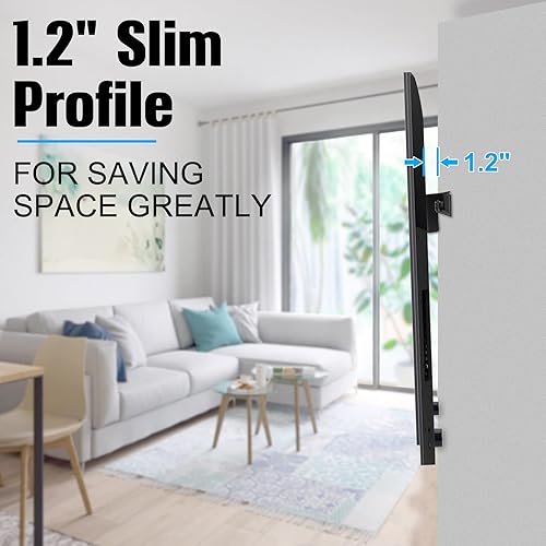 Miniatura 3 de Soporte de pared para TV sin pernos, soporte de TV sin taladros para 32 a 75 pulgadas, soporte de TV sin pernos para paneles de yeso con