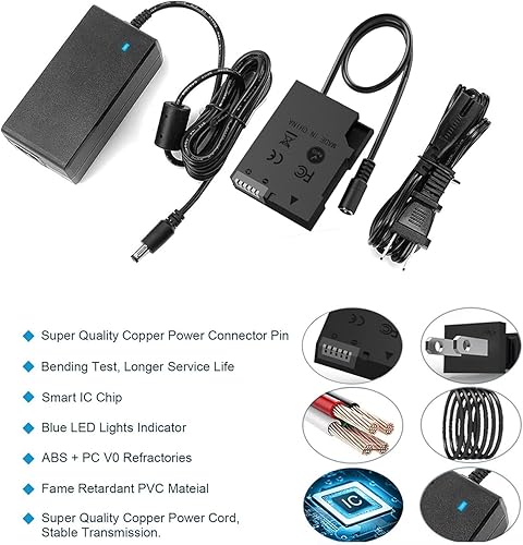 Miniatura 4 de F1TP EH-5 Plus EP-5A Adaptador de corriente de CA Kit de acoplador de CC para cámaras Nikon D3100 D3200 D3300 D5200 D5300 D5500.
