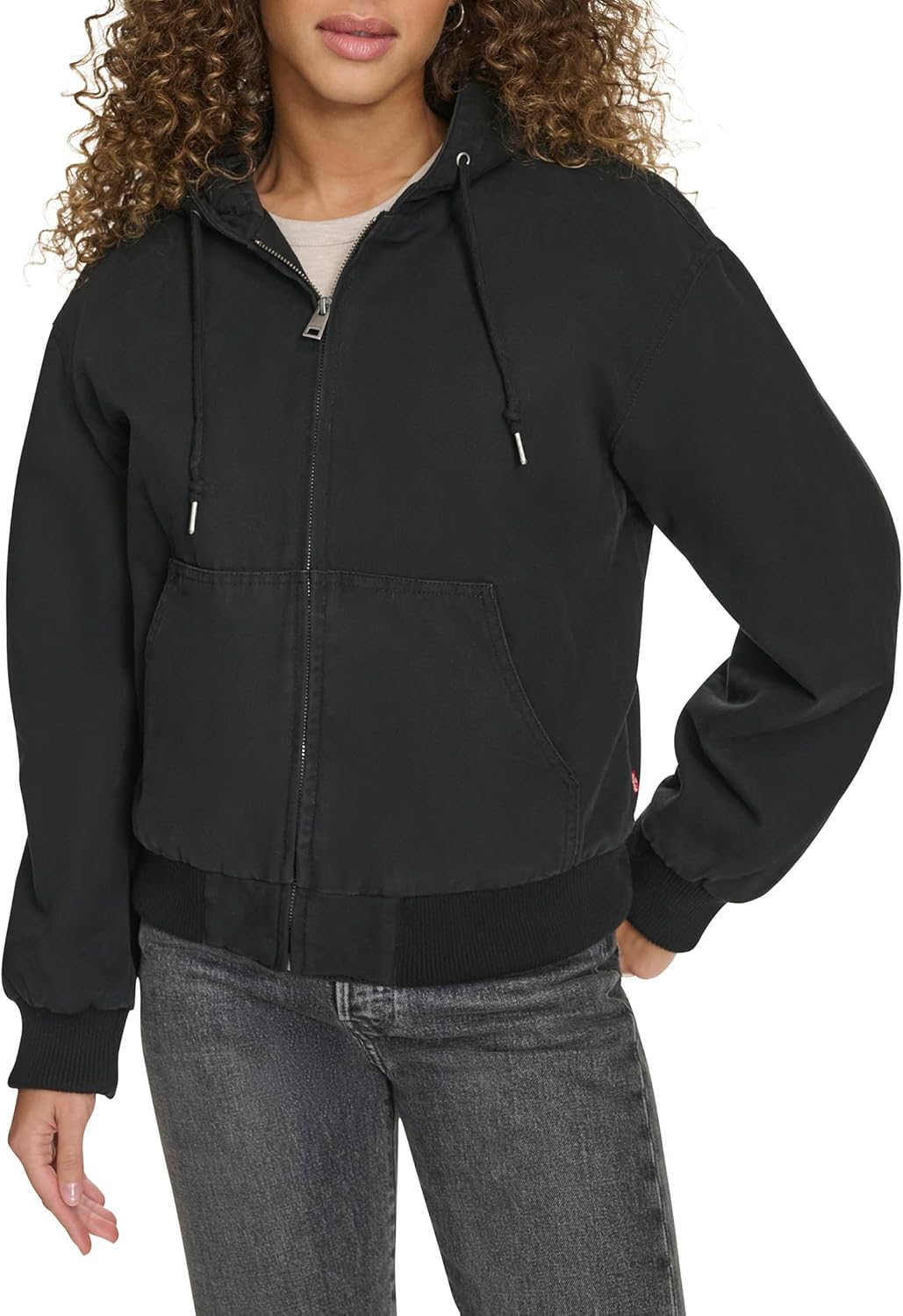 Levi's Women's Workwear Hoody Bomber (standard and Plus Sizes)