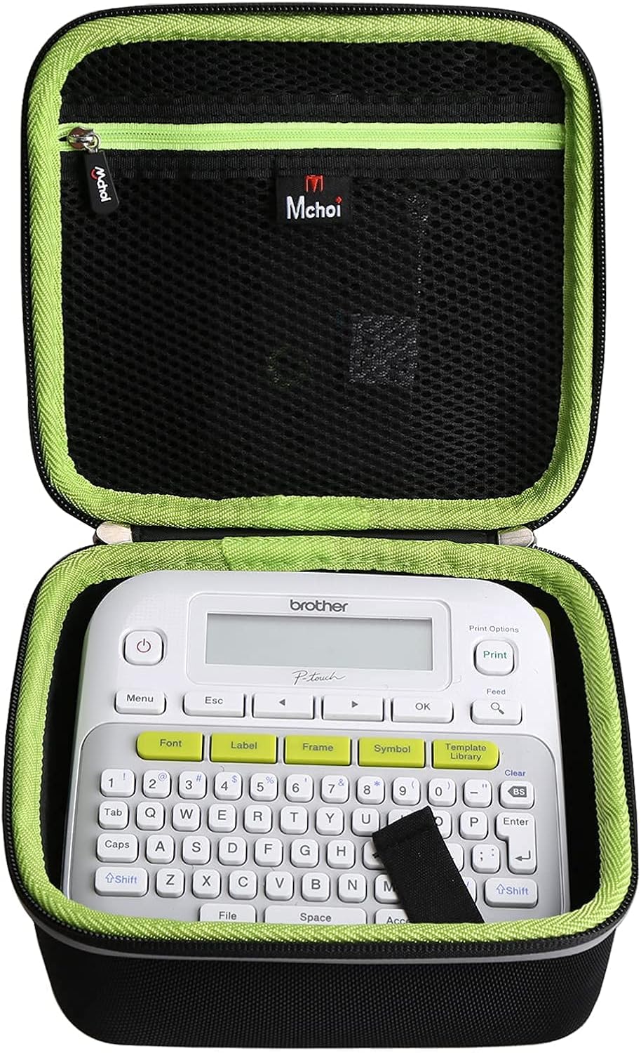 Mchoi Hard Portable Case Compatible with Brother P-Touch PTD220/PTD210 Label Maker, Case Only