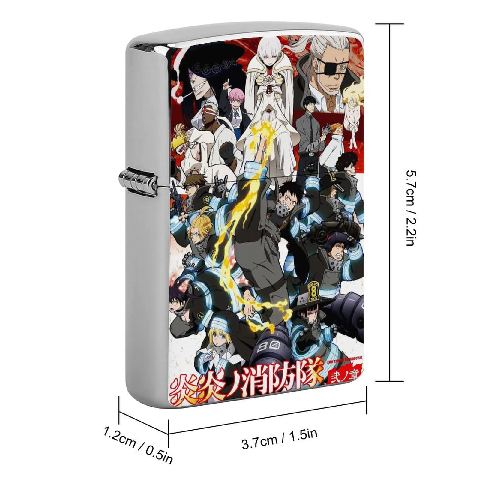 Amazon.co.jp: ライターケース 炎炎ノ消防隊 ジッポー ライター専用 