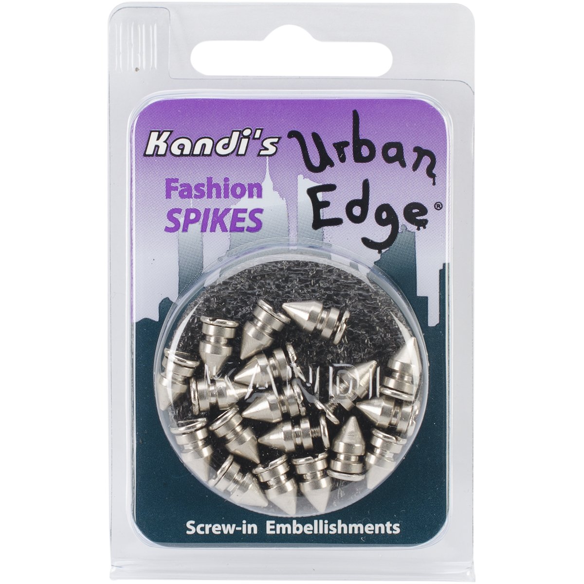 Urban Edge Tree Screwback Spike 8mm 18-Pack-Silver