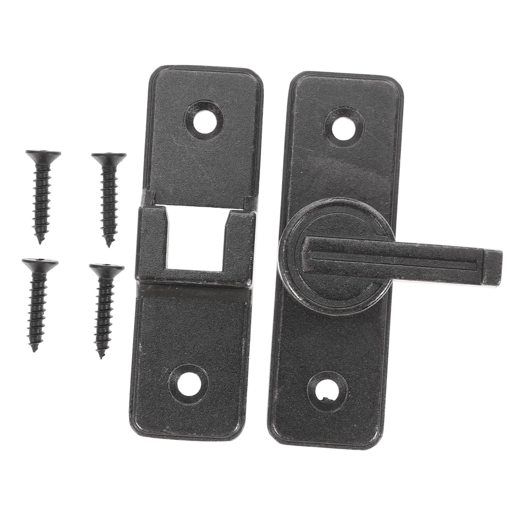 VILLCASE Bathroom Door Lock Barn Door Latches Stainless Steel Security Lock Degree Rotatable Design