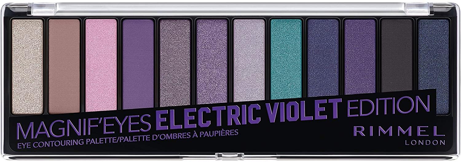 Rimmel Magnif'eyes Eyeshadow Palette, Electric Violet Edition (3614227182486)