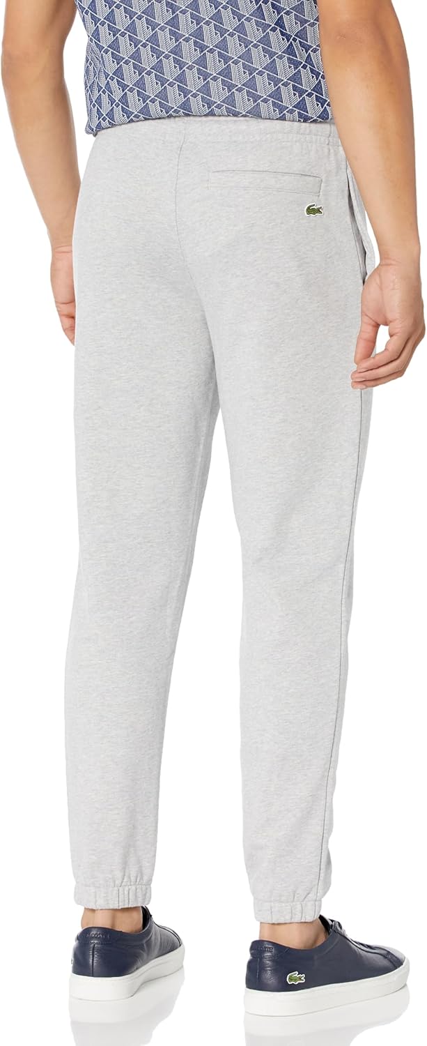 Lacoste Men's Tapered Leg Sweatpants, Silver Chine, XX-Large - Image 2