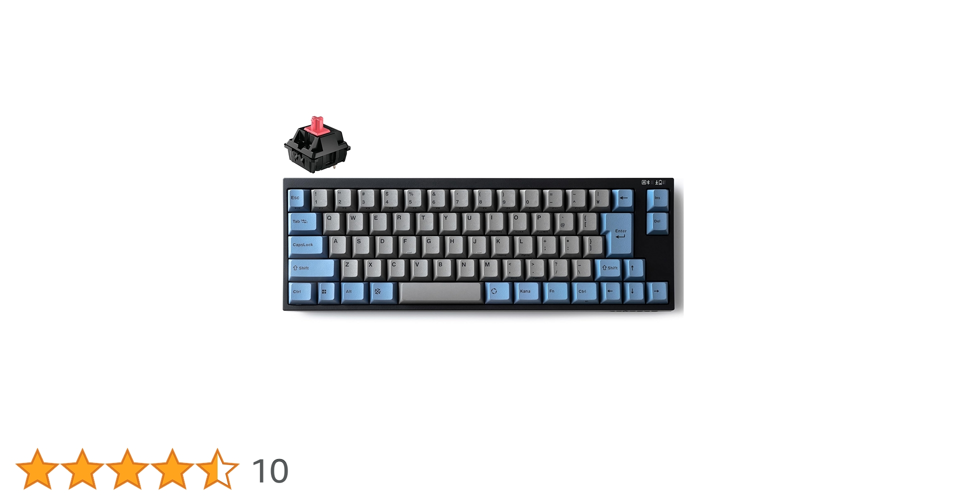 LEOPOLD FC660MBT GRAYBLUE かな無 赤軸 Amazon | LEOPOLD FC660MBT GRAYBLUE Bluetooth/USB-C 日本語
