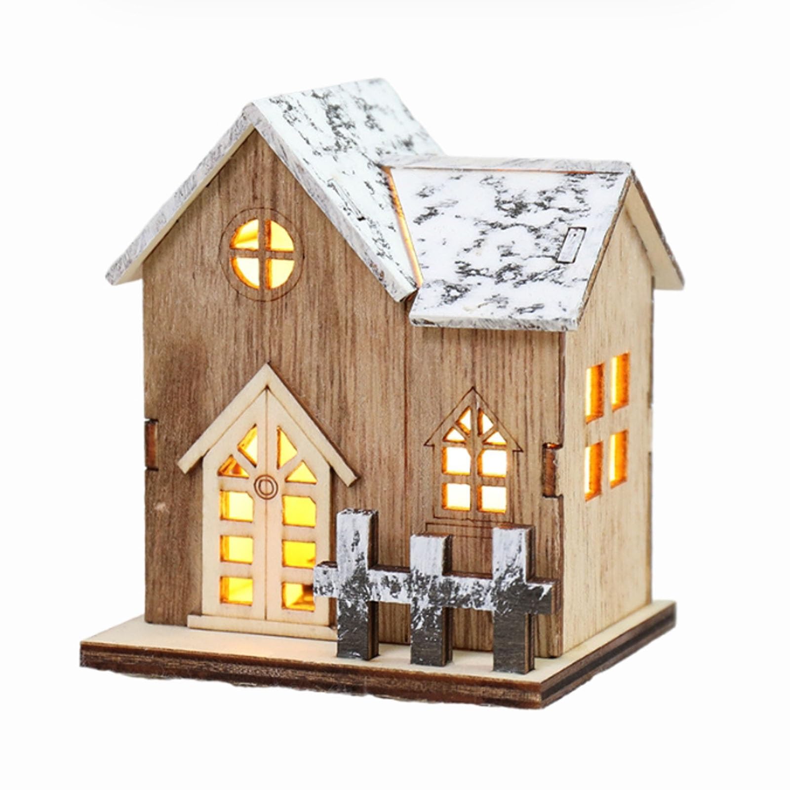 Amazon.co.jp: LED木製クリスマスハウス、ライト付きキャビン Amazon.co.jp: LED木製クリスマスハウス、ライト付きキャビン