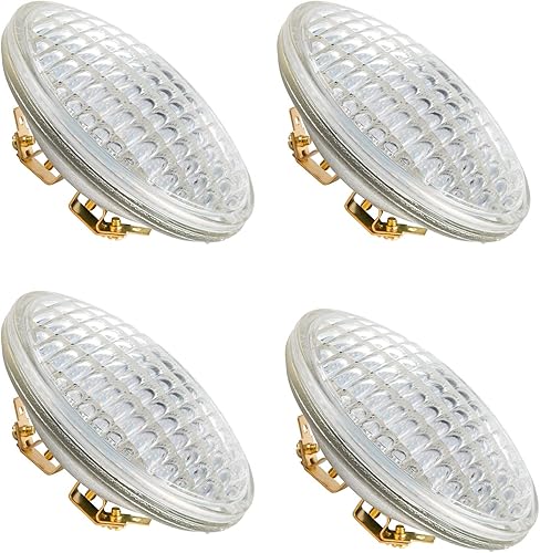 PAR36 Bombilla LED de paisaje de 6 W, 12 V-36 V CCCA, 3000 K, blanco cálido, 600 lm (equivalente a halógeno de 36 W), lámpara de inundación