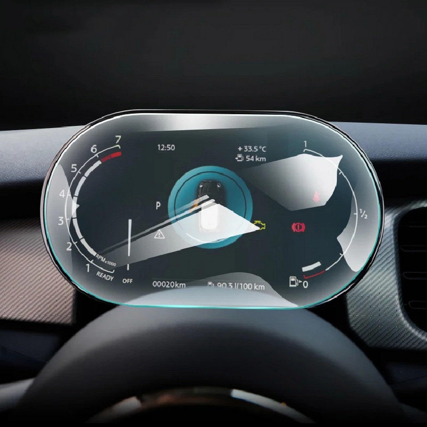 Film transparent TPU pour console Mini Countryman protection voyages en famille