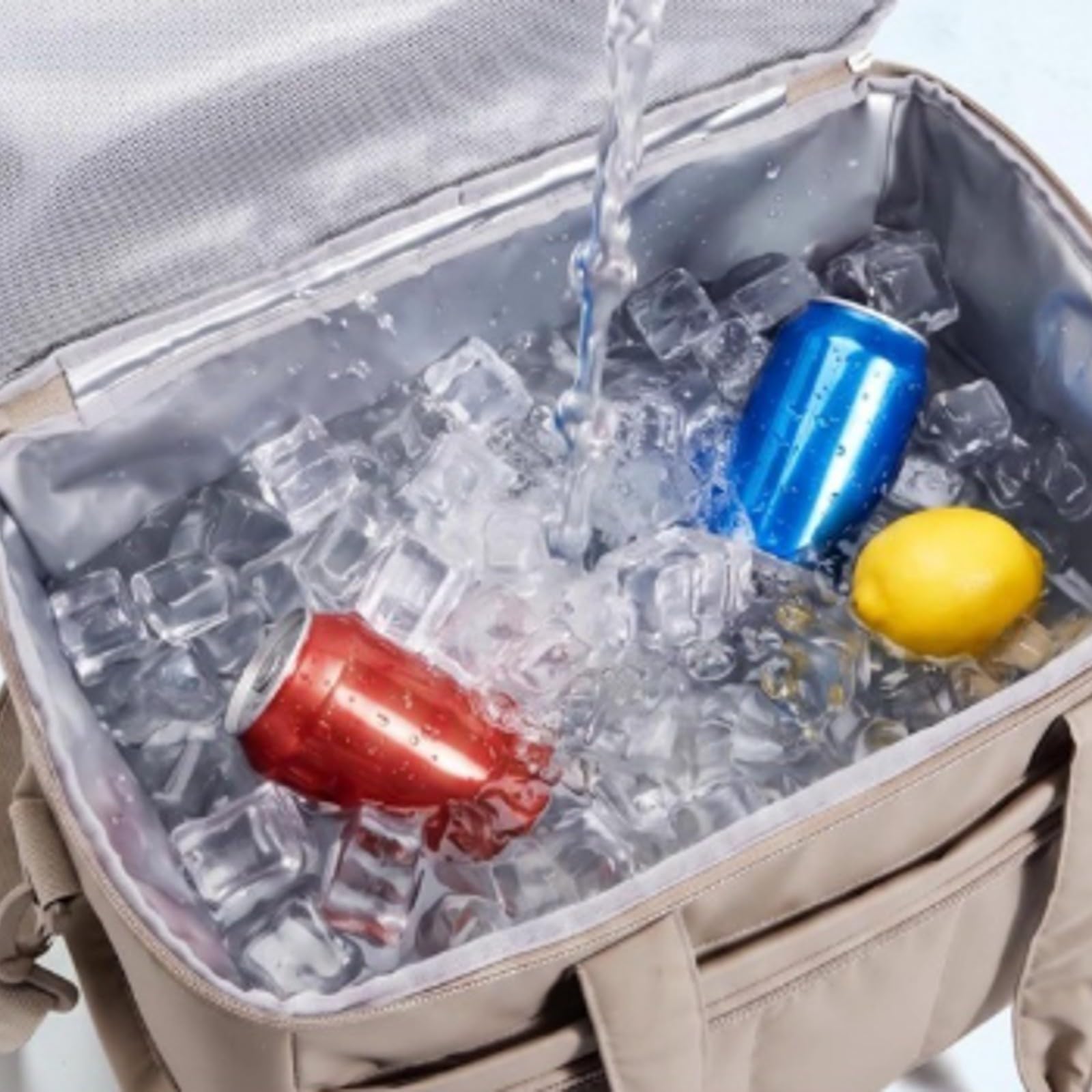 B Baosity Bolsa Térmica Acolchada 32 litros Aislada Bolsa Térmica con Correa Hombro Ajustable para Picnics