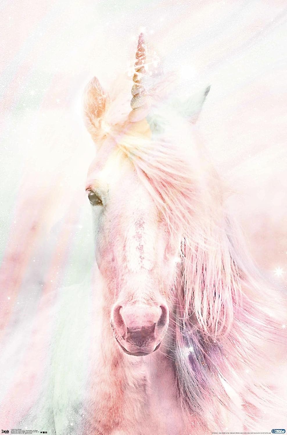 Trends International Pink Unicorn Wall Poster, 22.375" x 34", Premium Unframed Version