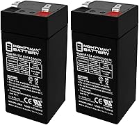 Vista 8 de Mighty Max Battery Batería SLA de 4 voltios y 4,5 Ah para Zareba Cargador solar de cerca de 2 millas