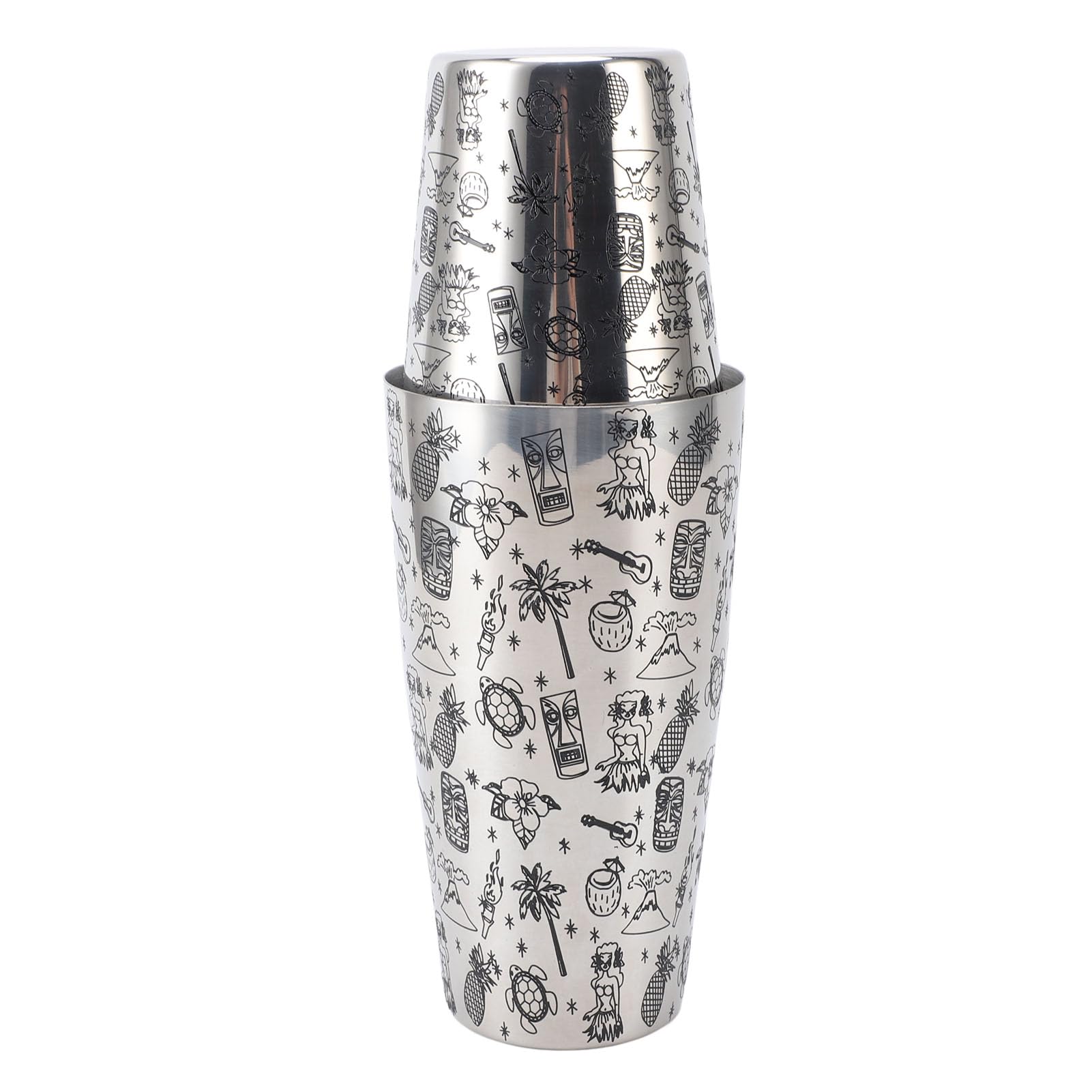 Set shaker per cocktail Boston Bar Shaker in acciaio inossidabile 304 di grande capacità, a prova di perdite e di lunga durata