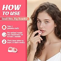 Vista 6 de BBL - Gomitas de botín para mujer, esculpir, levanta y reafirma los glúteos, monohidrato de creatina, vitaminas y mezcla de hierbas BBL, aumenta