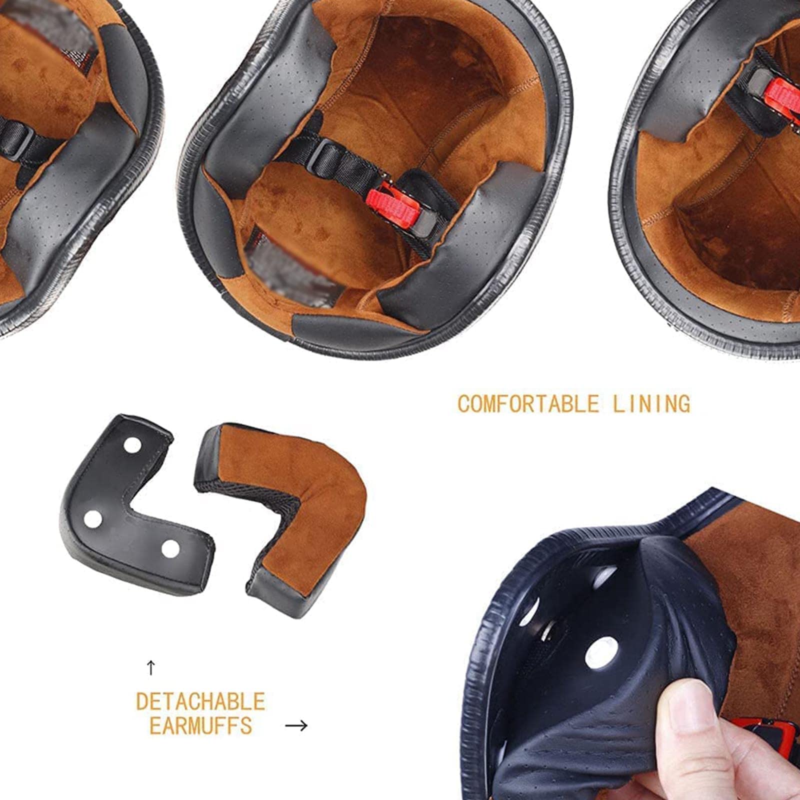 Casco Retro De Medio Casco con Espejo, Casco Cromado Plateado, Cascos De Moto Eléctricos 3/4, Cascos De Moto De Cara Abierta, Casco Unisex para Adultos con Espejo De Burbuja, Casco De Ciclom