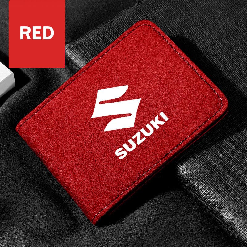 Leather Car Document Holder for Suzuki XL7/Aerio/Kizashi/Celerio/Splash, Blocking ID Card Organizer, Driver License Wallet, Driver License Holder Leather, Auto Card Wallet, Car Accessories2
