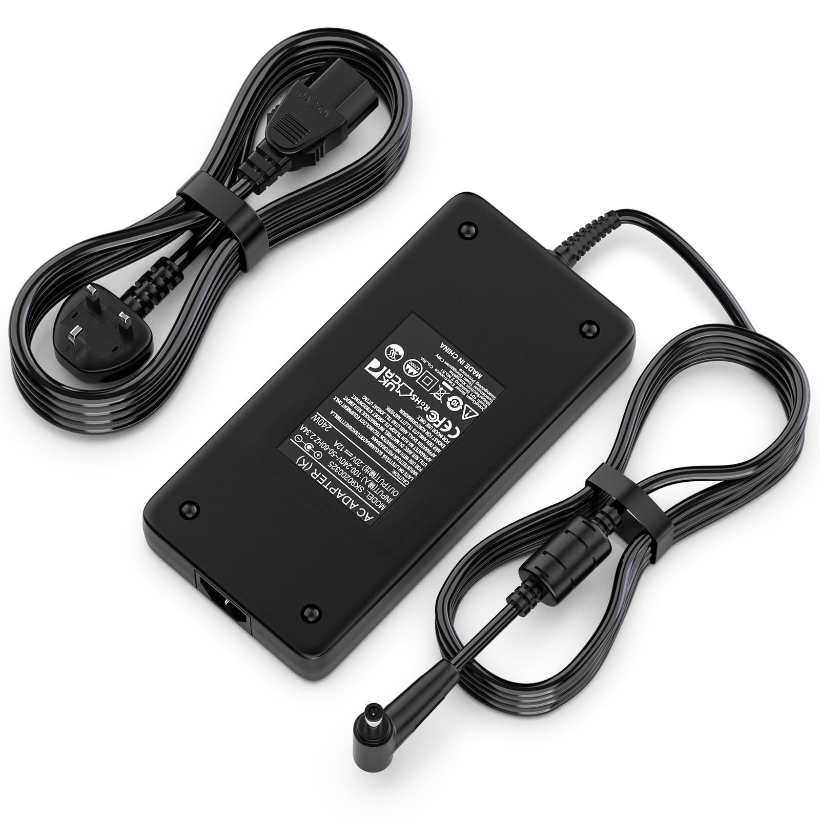 240W Laptop Charger Compatible With ASUS ROG Strix G15 G17 G513QM G513QR G713QM G713QR ROG Strix SCAR 15 17 G533 G733 G733QM G733QR G733QS ROG Zephyrus M16 GU603 ADP-240EB B