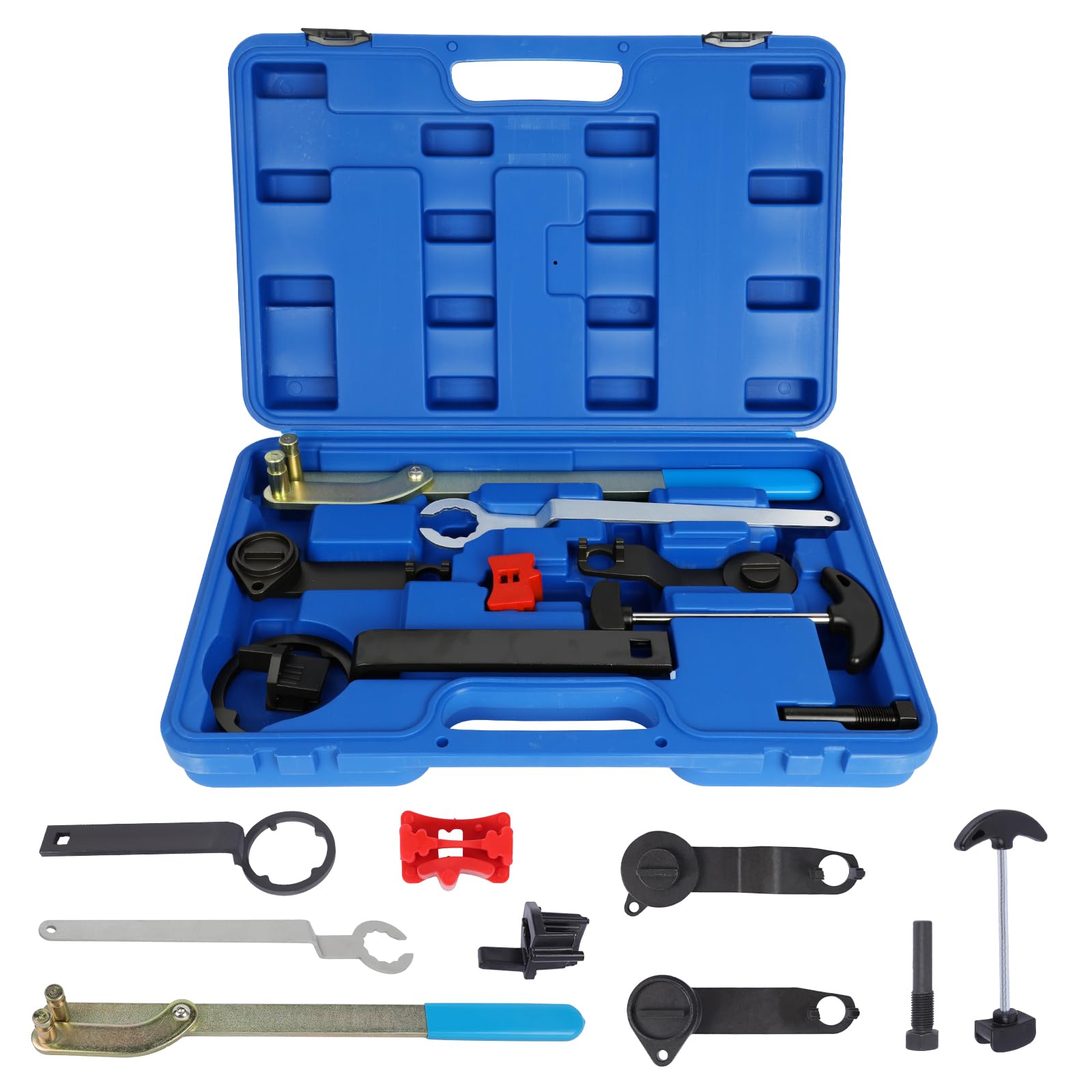 BELEY Juego de Herramientas de árbol de Levas de Correa Distribución del Motor del Automóvil Compatible con VW/New Jetta A3, para Motores VAG EA211 Serie 1.0 1.2L 1.4L 1.4T 1.5T 1.6L FSI TSI TFSI