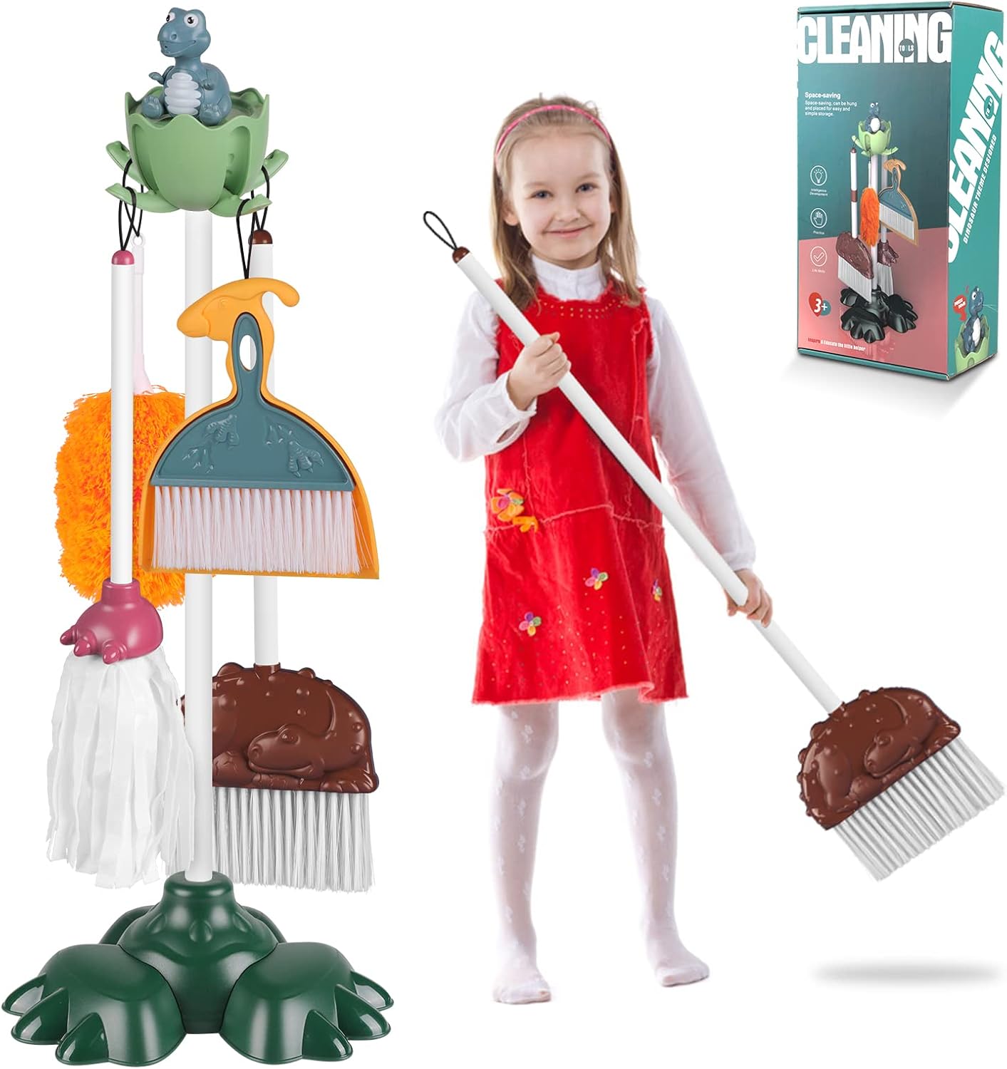 Kids Cleaning Set Housekeeping 6 PCS Pretend Play