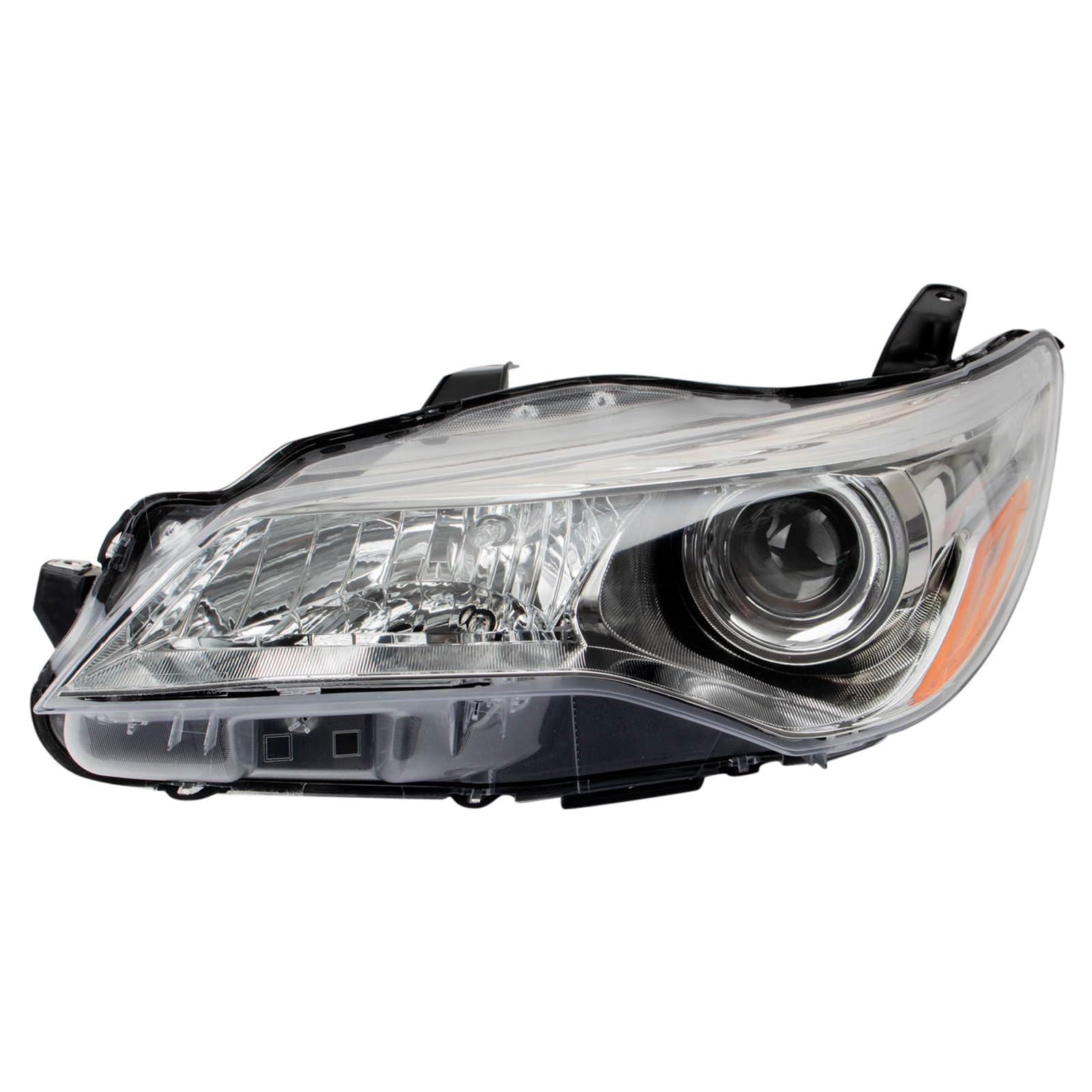 TRQ Driver Side Headlight Assembly Halogen Compatible with 2015-2017 Toyota Camry LE XLE Hybrid LE Hybrid XLE TO2502222