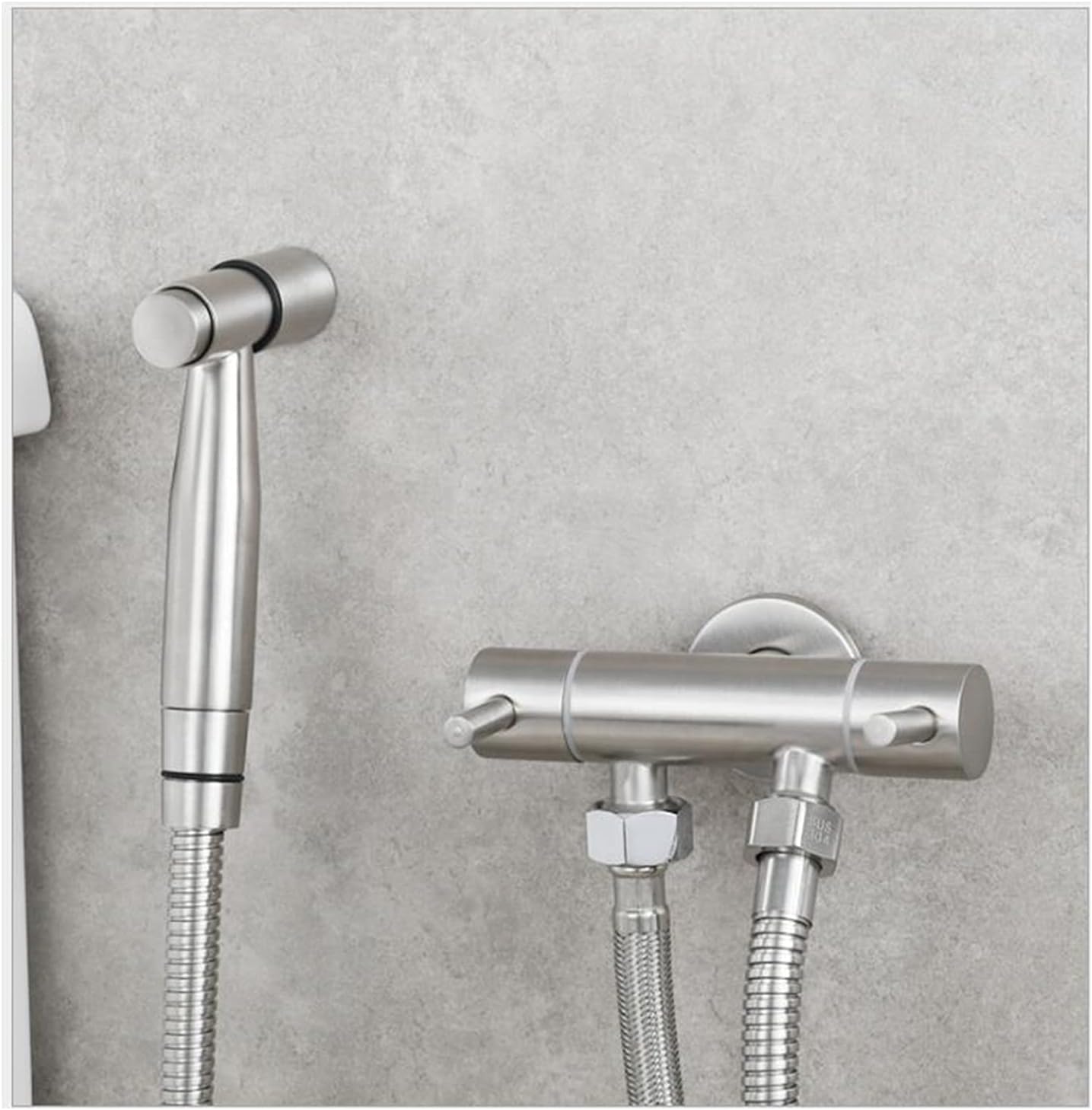 HandheldSprayer Stainless Steel Brushed Cloth Diaper Sprayer SuperchargeSprayer for Toilet Used for Cleaning Toilets, pet Bathrooms, Personal Hygiene