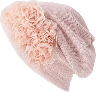 CHARM 3way フラワーメッシュワッチ ネックウォーマーやヘアバンドにも 医療用帽子 (フリーサイズ/レディース/6色)
