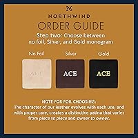 Vista 9 de Personalized Refillable Leather Notebook Cover – Includes Paper – Fits 4" x 5.75" Field Notes – Monogrammed Leather Journal – Custom Gift – Handmade