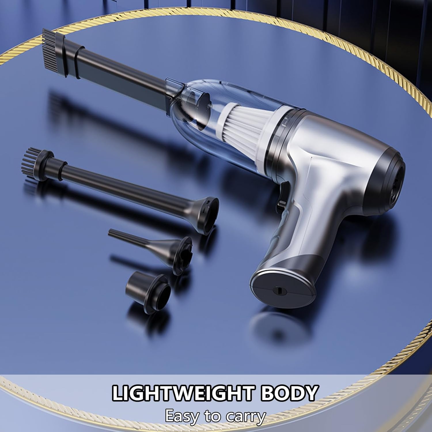 Vacuum Keyboard Cordless Vacuum Brushless Motor 9000PA Portable Compressed Air Duster Car Detailing Accessory