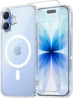 IPhone 17 Case & 9H Clear Tempered Glass 6.3 inch
