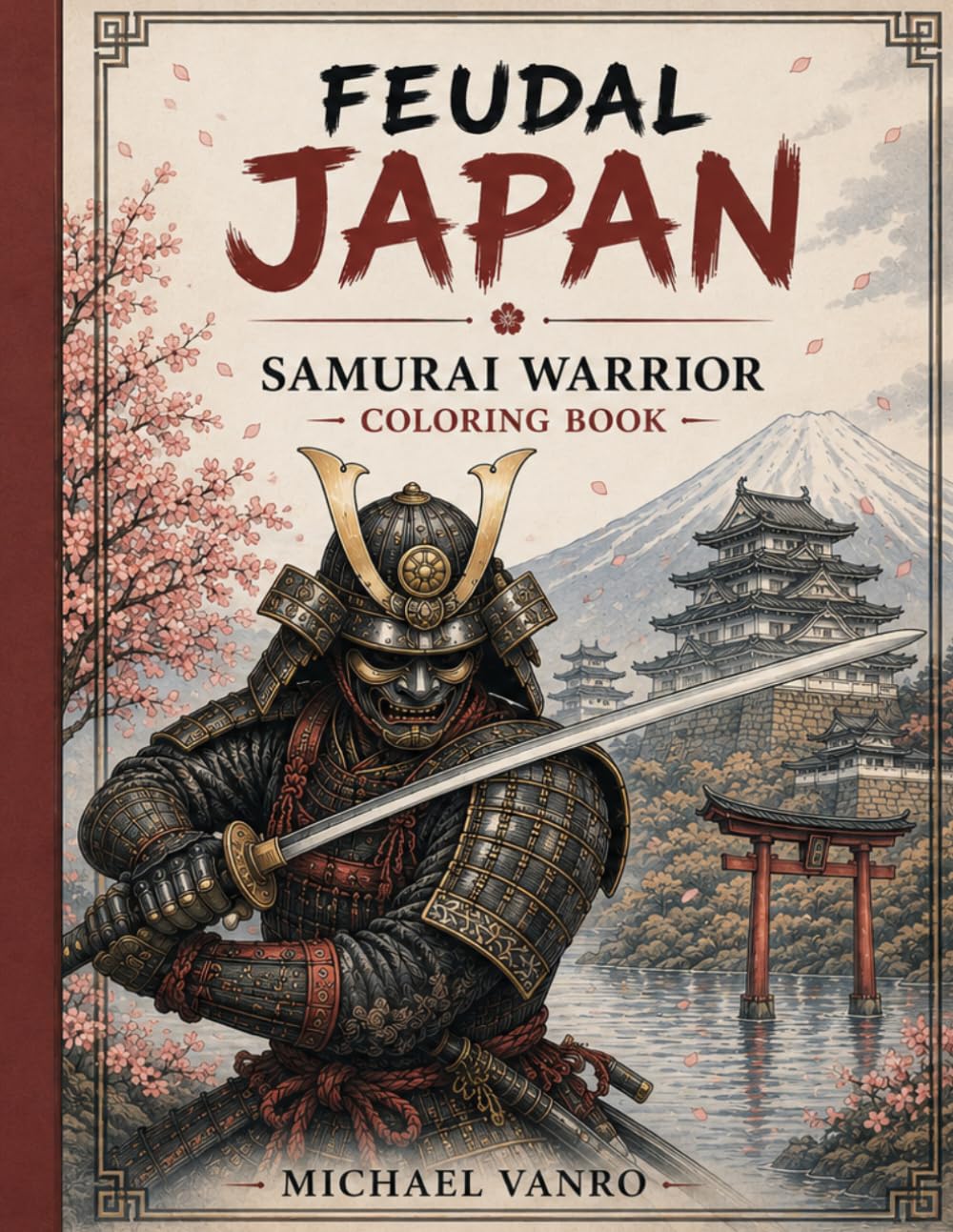 FEUDAL JAPAN: SAMURAI WARRIOR Coloring Book