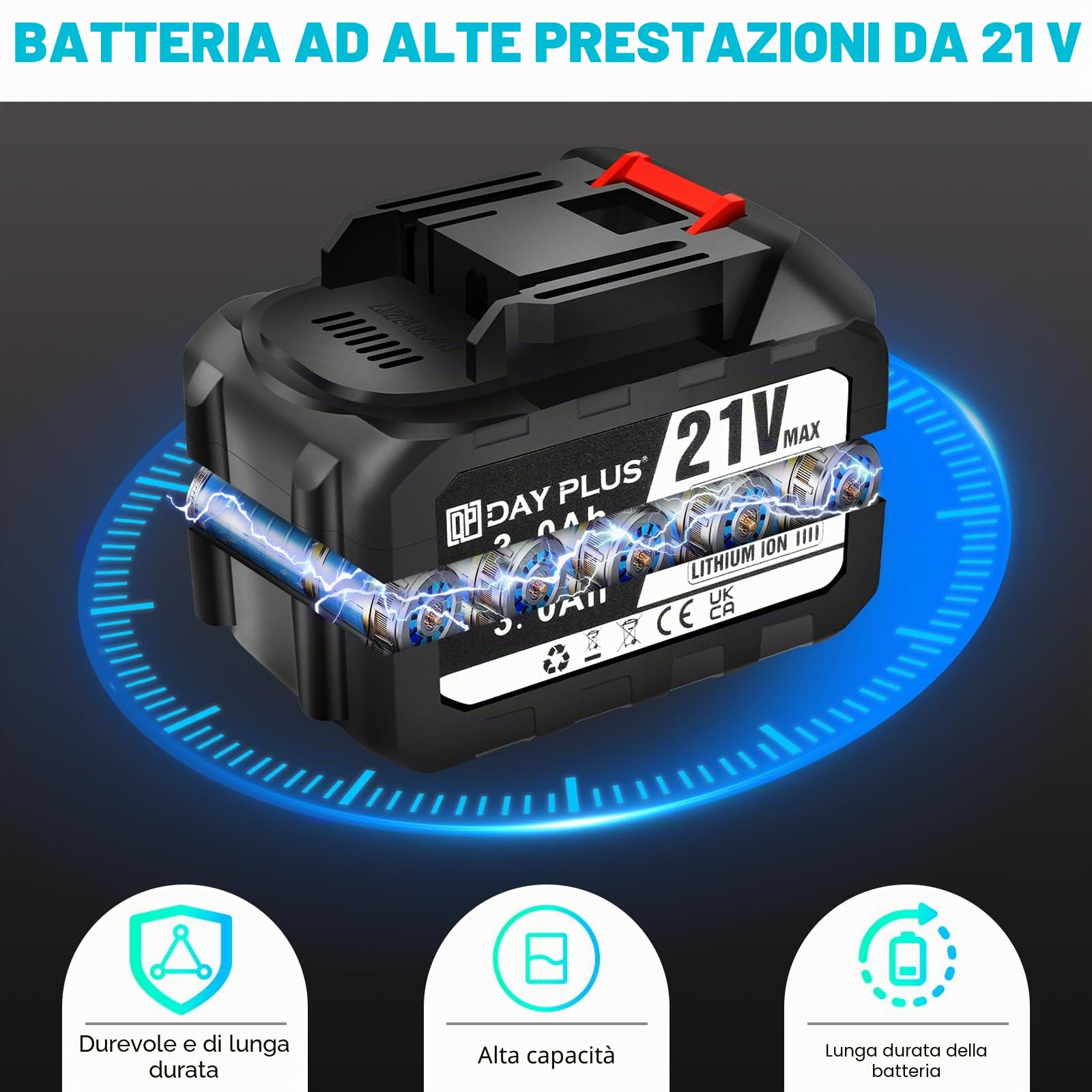 Aspirapolvere senza fili, 15000Pa, con doppia batteria e supporto da parete, potente aspirapolvere con faro a LED per peli di animali, tappeti, pavimenti duri