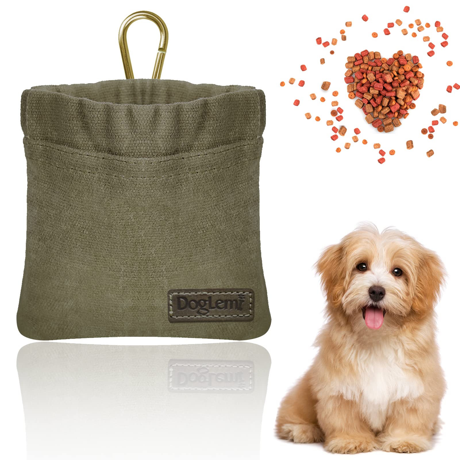 Sheryl&Rain Porta Premietti per Cani, Borsa Addestramento Cane,Piccoli Porta Sacchetti Cane, Snack Porta Crocchette per Cani Addestramento Sacchetto per Gatti Adatto all'Uso Esterno