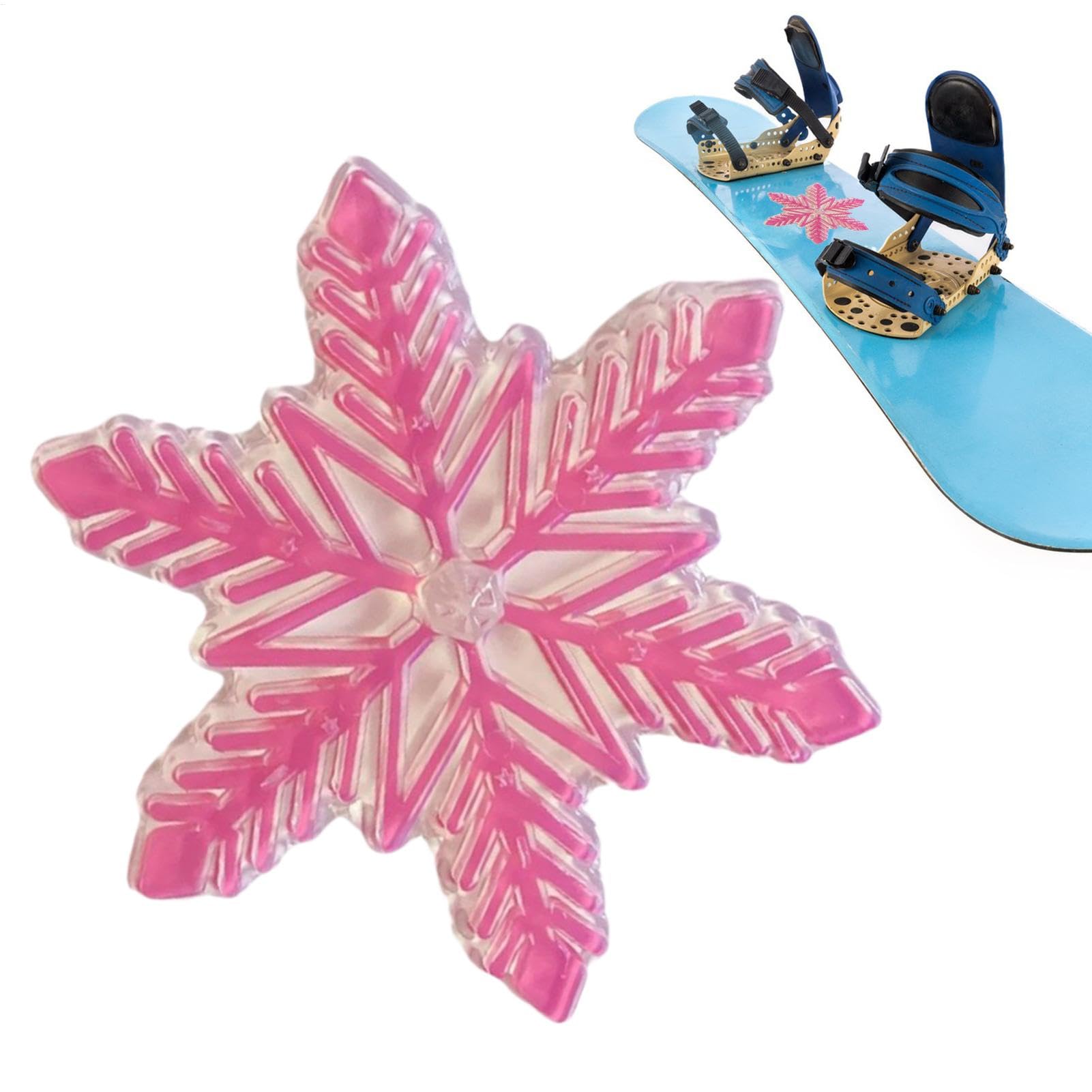 Snowboard Stomp Pads | Fiocco di neve Forma Stomp Mat - Antiscivolo Design rialzato Snowboard Stomp Pads per un controllo ottimale grip board sci invernale