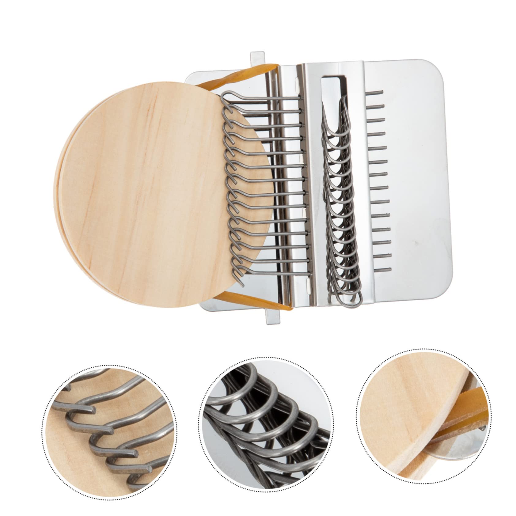 ARTIBETTER 4 Juegos Mini Telar de Tejer de Herramientas Prácticas para Remendar Ropa Kit de Bricolaje para Adultos